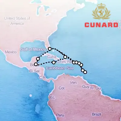 March 3rd, 2026  - Caribbean Cruise on the Cunard Queen Elizabeth