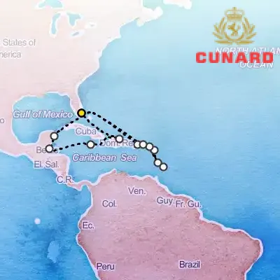 October 16th, 2025  - Caribbean Cruise on the Cunard Queen Elizabeth