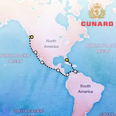 September 24th, 2026  - Seattle to Miami Cruise on the Cunard Queen Elizabeth