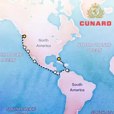 September 25th, 2025  - Seattle to Miami Cruise on the Cunard Queen Elizabeth
