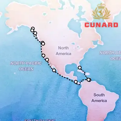 September 18th, 2025  - Seattle to Miami Cruise on the Cunard Queen Elizabeth