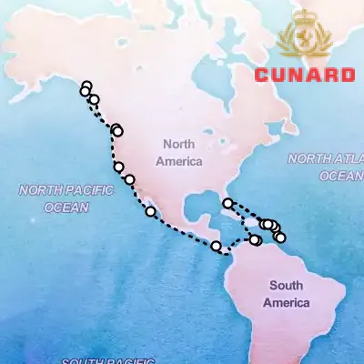 September 18th, 2025  - Seattle to Miami Cruise on the Cunard Queen Elizabeth
