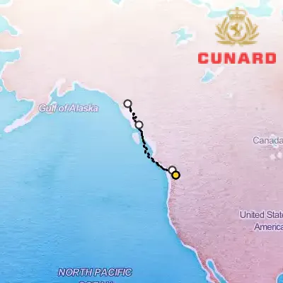 May 14th, 2026  - Alaska Cruise on the Cunard Queen Elizabeth