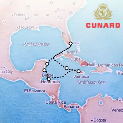 February 16th, 2027  - Western Caribbean Cruise on the Cunard Queen Elizabeth