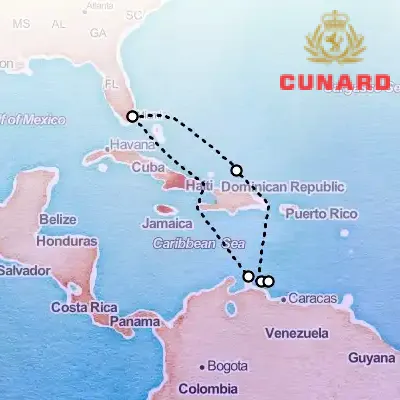October 27th, 2026  - Western Caribbean Cruise on the Cunard Queen Elizabeth