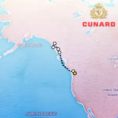 June 2nd, 2026  - Alaska Cruise on the Cunard Queen Elizabeth