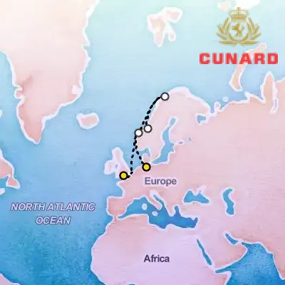 November 7th, 2025  - Norway & Northern Lights Cruise on the Cunard Queen Mary 2