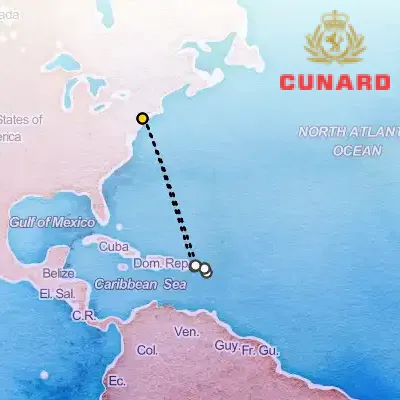 December 22nd, 2025  - Caribbean Celebration on the Cunard Queen Mary 2