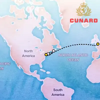 July 3rd, 2026  - Transatlantic Crossing, New England & Canada on the Cunard Queen Mary 2