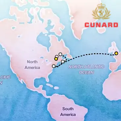 October 4th, 2026  - Transatlantic Crossing & Canada on the Cunard Queen Mary 2