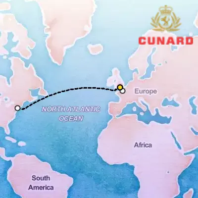 April 30th, 2026  - Roundtrip Transatlantic Crossing on the Cunard Queen Mary 2