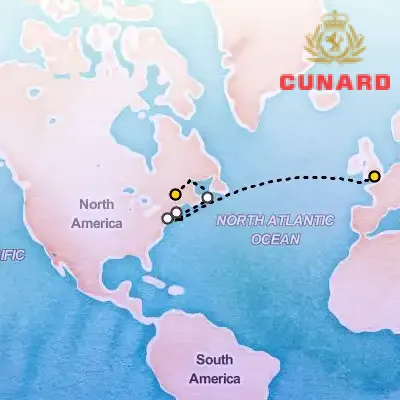 September 19th, 2026  - Transatlantic Crossing, New England & Canada on the Cunard Queen Mary 2