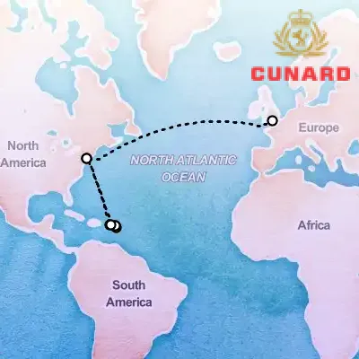 December 15th, 2025  - Transatlantic Crossing & Caribbean Celebration on the Cunard Queen Mary 2