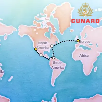 January 11th, 2026  - Southampton to Los Angeles Cruise on the Cunard Queen Mary 2