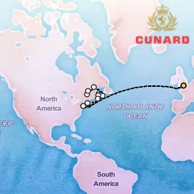 September 10th, 2027  - Transatlantic Crossing, New England & Canada on the Cunard Queen Mary 2