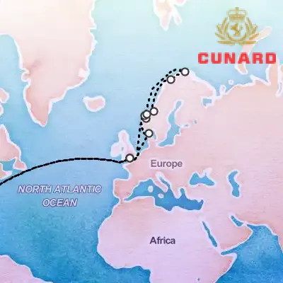 July 23rd, 2027  - Norwegian Fjords Cruise on the Cunard Queen Mary 2