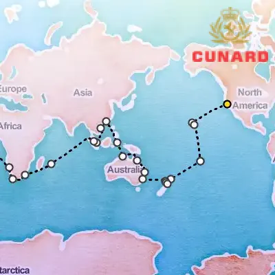 February 6th, 2026  - San Francisco to New York Cruise on the Cunard Queen Mary 2