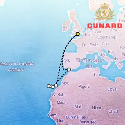 November 10th, 2025  - Canary Islands Cruise on the Cunard Queen Victoria