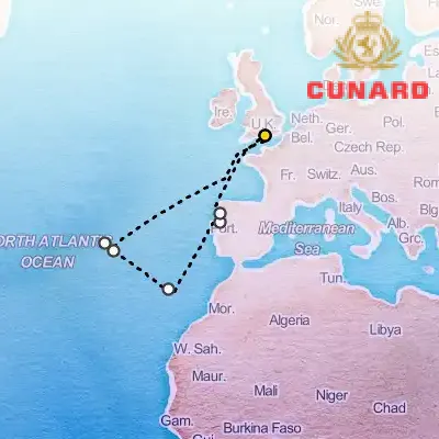 October 24th, 2025  - Madeira & Azores Cruise on the Cunard Queen Victoria