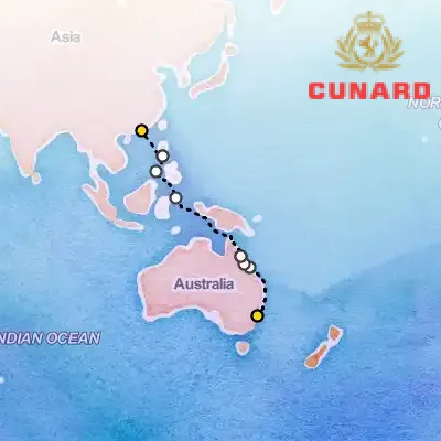 February 24th, 2027  - Sydney & Hong Kong Cruise on the Cunard Queen Victoria