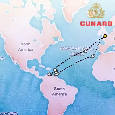 January 4th, 2026  - Eastern Caribbean Cruise on the Cunard Queen Victoria