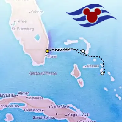 January 12th, 2026  - Bahamian Cruise from Fort Lauderdale on the Disney Disney Dream