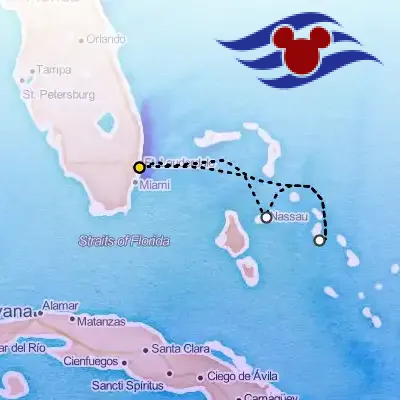 July 10th, 2025  - Bahamian Cruise from Fort Lauderdale on the Disney Disney Dream