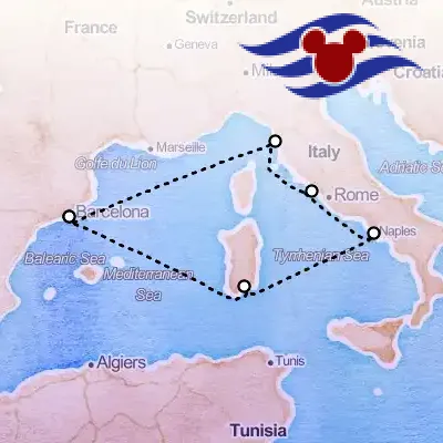 May 23rd, 2026 - Cruise from Barcelona on the Disney Disney Dream