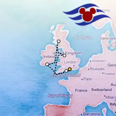 September 7th, 2026  - British Isles from Southampton Cruise on the Disney Disney Dream