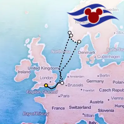 August 10th, 2025  - Norwegian Fjords Cruise on the Disney Disney Fantasy