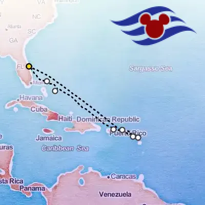 July 25th, 2025  - Eastern Caribbean Cruise on the Disney Disney Magic