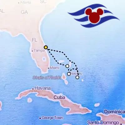September 5th, 2025  - Halloween on the High Seas Bahamian Cruise from Port Canaveral on the Disney Disney Magic