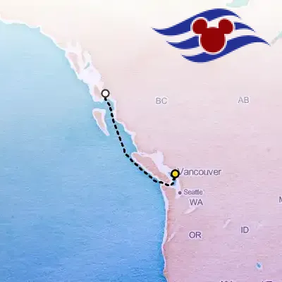 May 16th, 2026  - Alaskan Cruise from Vancouver on the Disney Disney Magic