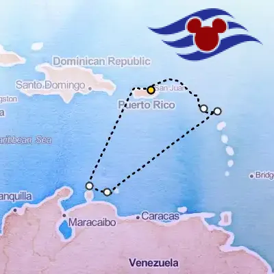 November 7th, 2025  - Southern Caribbean & San Juan Cruise on the Disney Disney Magic