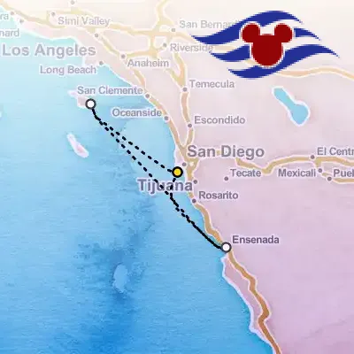 March 6th, 2026  - Baja & San Diego Cruise on the Disney Disney Wonder