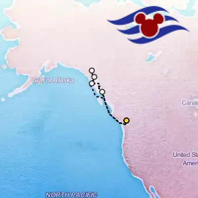 September 15th, 2025  - Alaska Cruise from Vancouver on the Disney Disney Wonder