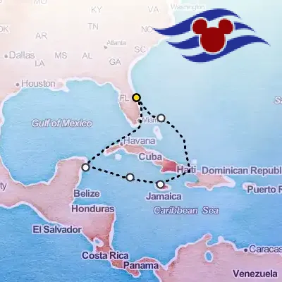 October 4th, 2025  - Very Merrytime Western Caribbean Cruise on the Disney Treasure