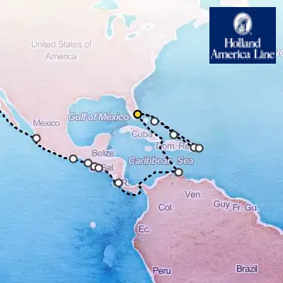 October 9th, 2025  - Panama Canal & Eastern Caribbean Cruise on the Holland America Eurodam