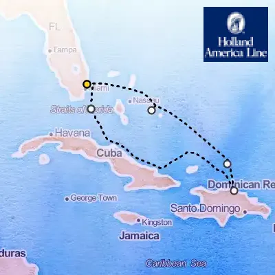 December 14th, 2025  - Eastern Caribbean, Amber Cove & Bahamas Cruise on the Holland America Eurodam