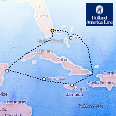 November 23rd, 2025  - Western Caribbean: Greater Antilles & Mexico Cruise on the Holland America Eurodam