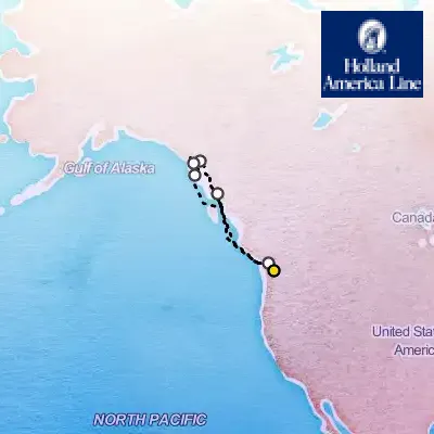 August 30th, 2025  - Alaska Explorer Cruise on the Holland America Eurodam