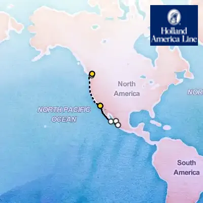 March 27th, 2027  - Mexican Riviera & Pacific Coast Cruise on the Holland America Koningsdam