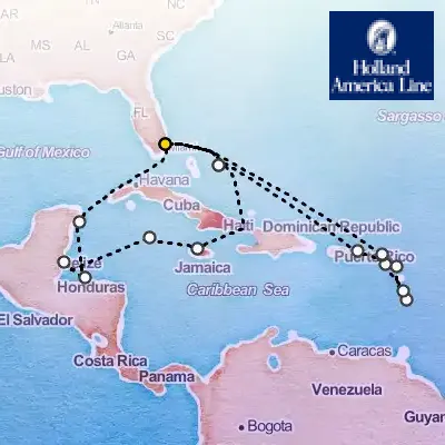 January 3rd, 2026  - Eastern & Western Caribbean: Leeward Islands & Mexico Cruise on the Holland America Koningsdam