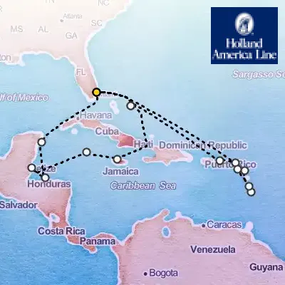 January 14th, 2026  - Western & Eastern Caribbean, Mexico & Leeward Islands Cruise on the Holland America Koningsdam