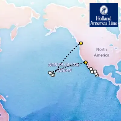 October 3rd, 2026  - Circle Hawaii & Sea of Cortez on the Holland America Koningsdam