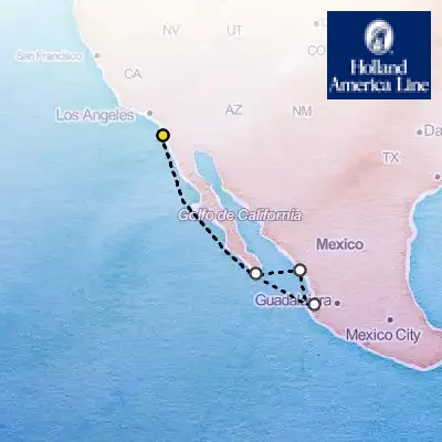 March 27th, 2027  - Mexican Riviera Cruise on the Holland America Koningsdam
