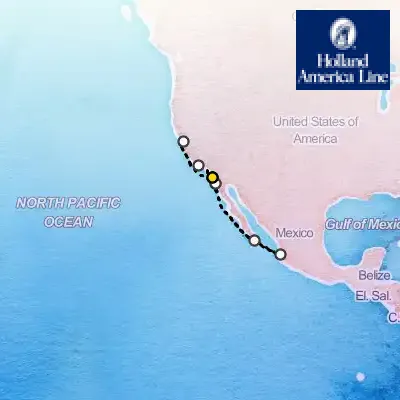 October 4th, 2025  - Mexican Riviera & Classic California Coast Cruise on the Holland America Nieuw Amsterdam