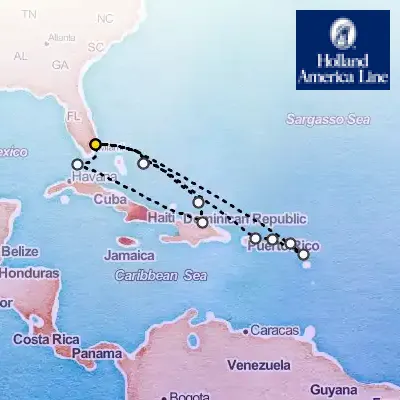 December 11th, 2026  - Eastern Caribbean Holiday, Amber Cove & Bahamas on the Holland America Nieuw Amsterdam