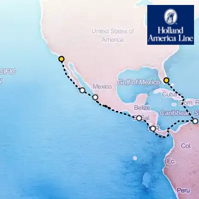 April 11th, 2027  - Panama Canal Cruise on the Holland America Nieuw Amsterdam