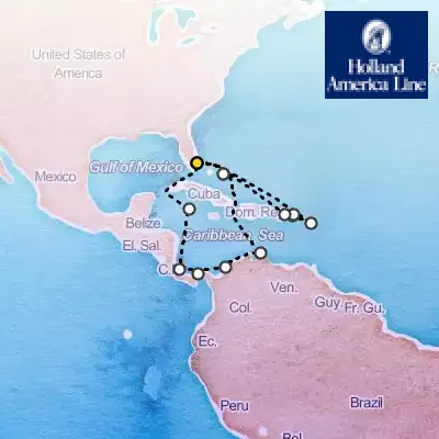 January 17th, 2027  - Panama Canal & Eastern Caribbean: U.S. Virgin Islands Cruise on the Holland America Nieuw Amsterdam